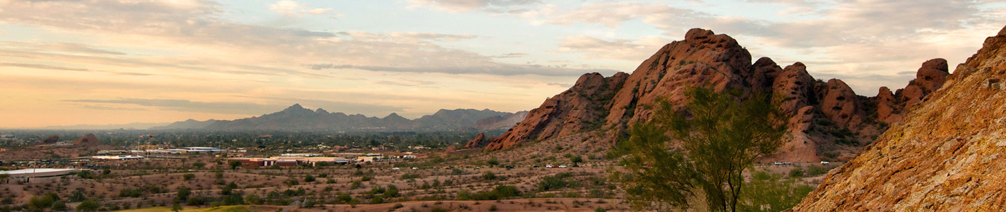 Mountain desert landscape