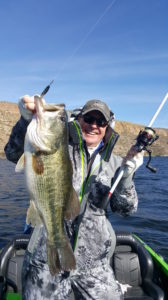 Ron Johnson catching fish