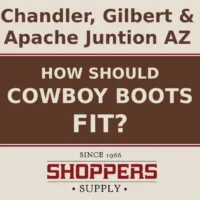 how should cowboy boots fit