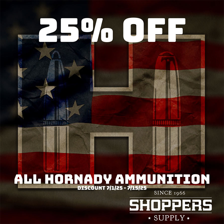 25 Percent Off Hornady Ammo
