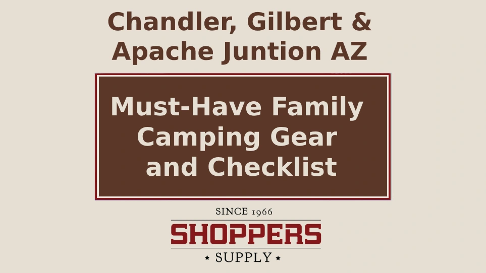 Must-Have Family Camping Gear and Checklist